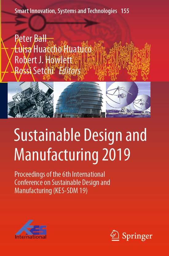 Sustainable Design and Manufacturing 2019 - cover