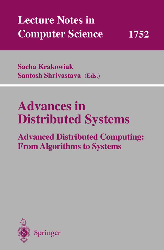 Advances in Distributed Systems - cover