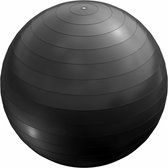Gorilla Sports Ballon de Fitness noir 65 cm, capacité de charge jusqu'à 150 kg