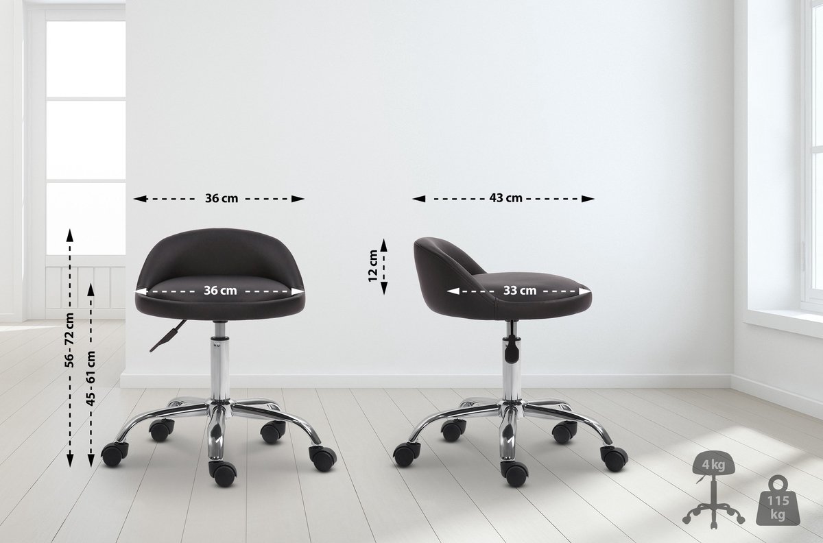 Clp werkkruk teramo - meubels outlet
