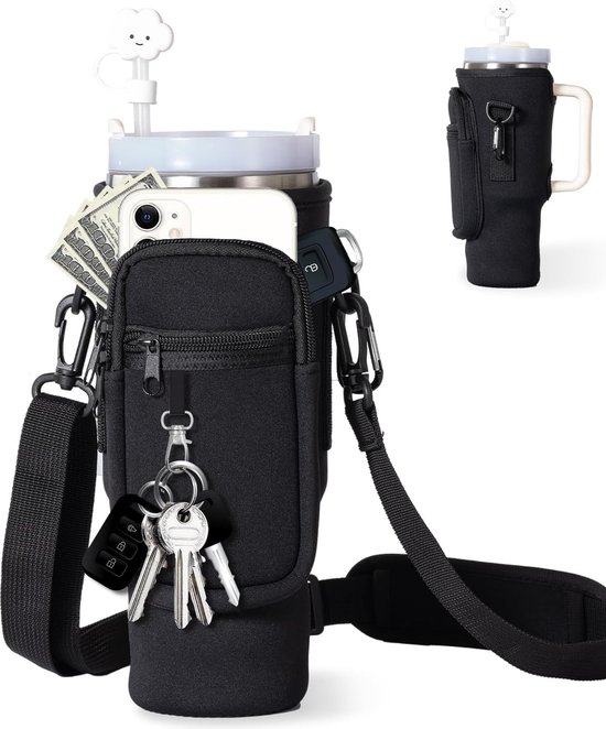 Couvercle étanche Pour Gobelet Stanley 40oz - 2 Pièces, Anti-fuites, Avec Paille