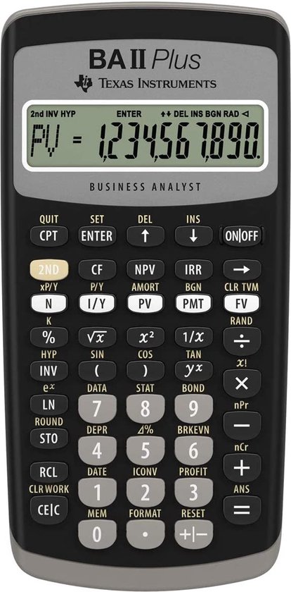 Cómo poner decimal en una calculadora TI BA II Plus