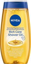 NIVEA Rich Care Shower Oil - Doucheolie - 3 X 200 ml - Voordeelpakking