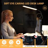 Led-bureaulamp, bureaulamp - Oogbeschermende LED Lamp - Bespaar ruimte
