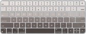 kwmobile QWERTY US Engels bluetooth toetsenbord stickers geschikt voor Apple Magic Keyboard keyboard stickers - Stickers laptop in wit / grijs / zwart
