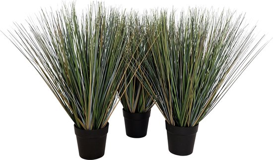 Kunst Grasplant Deluxe | 60cm - Namaak grasplant - Kunstplanten voor buiten - Kunstplant gras