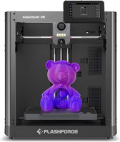 FLASHFORGE Adventurer 5M - Smart 3D-printer - Stabilisator - 4.3 Inch Touchscreen - Gebruiksvriendelijk - Auto Leveling - Super Snel 600mm/s - Quick Nozzle Swap - DIY