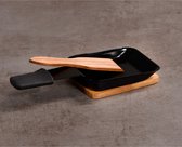 Kesper onderzetters voor glazen - 8x - luxe acacia hout - D10 cm - bruin - gelakt - modern en klassiek