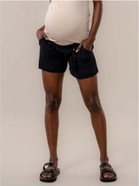 Prénatal zwangerschapsshort - Zwangerschapskleding - Black - Maat L