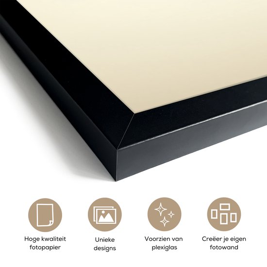 Cadre photo avec affiche - Cadre pour affiche 40x60 cm - Posters - Vintage - Plantes - Poivrons - Wit - Rouge - Nature - Décoration photo sous cadre - Décoration murale salon - Décoration murale chambre