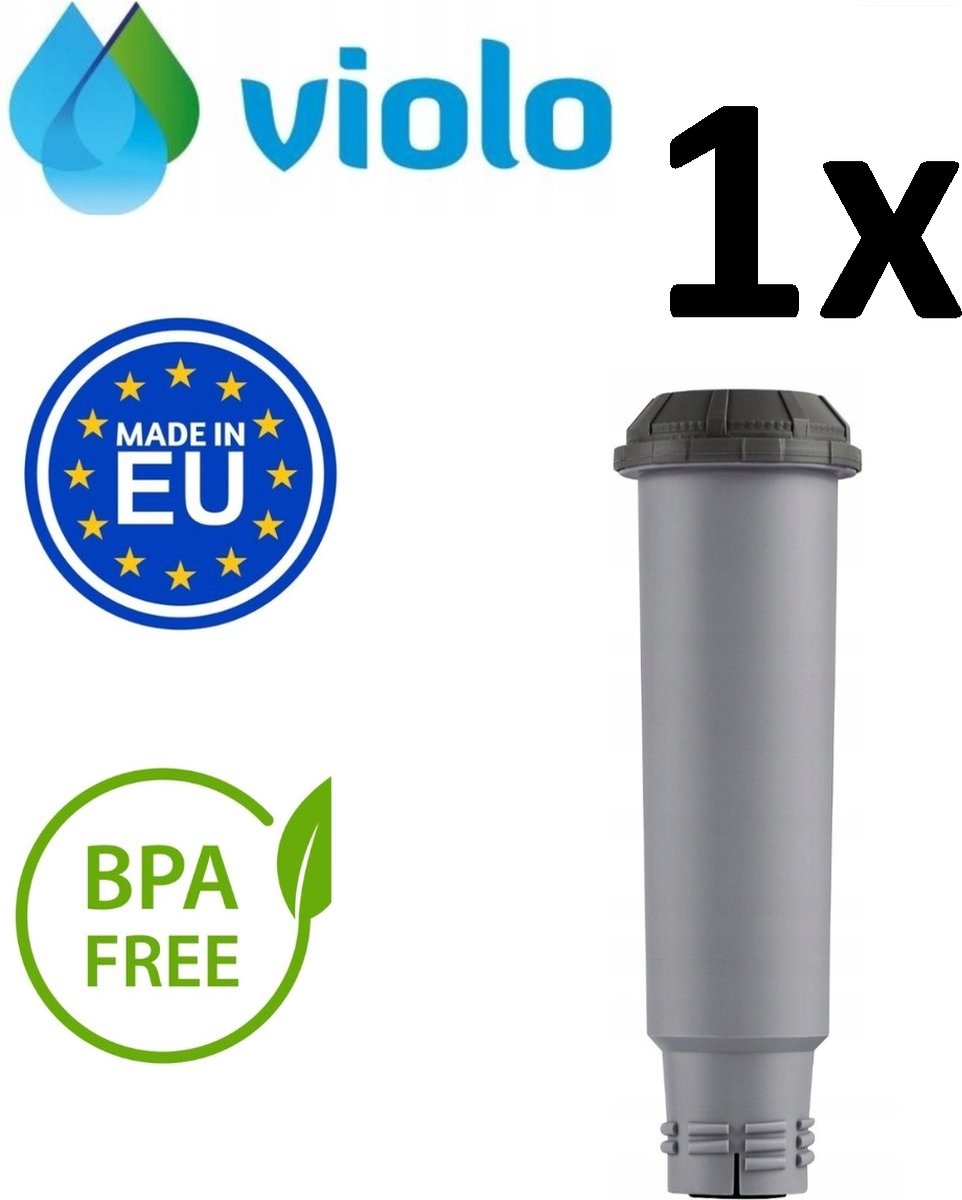 1 x VIOLO waterfilter voor KRUPS koffiemachines - filtervervanging.
