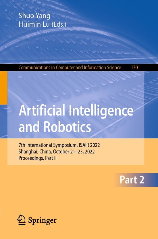 Springer Nature Proceedings Computer Science 2 - Artificial  ... - cover
