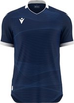 Macron Wyvern Eco Shirt Korte Mouw Heren - Marine / Wit | Maat: 4XL