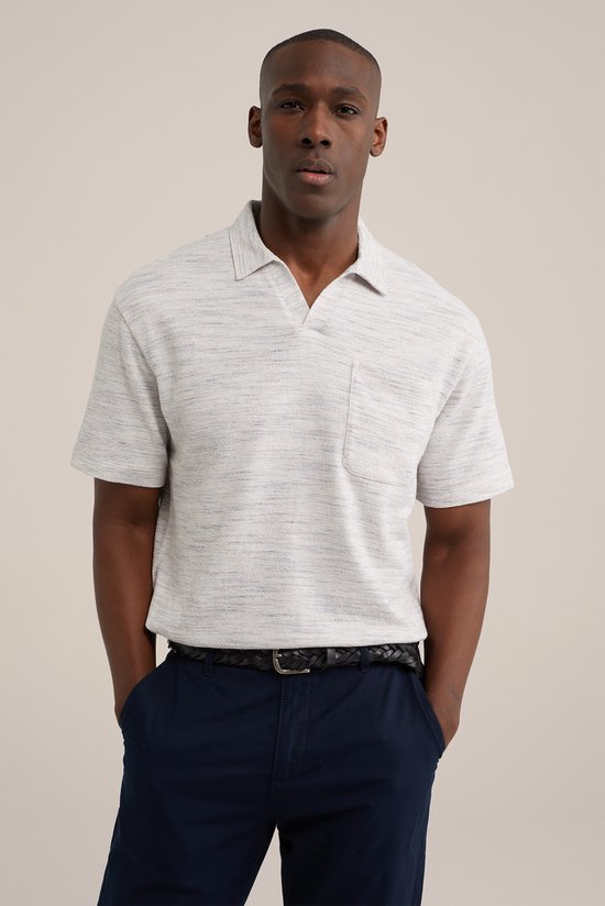 WE Fashion Polo homme avec motif bol