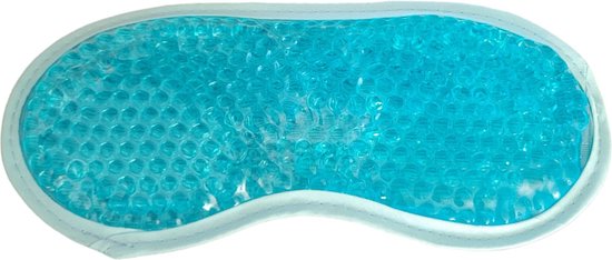 verkoelend oogmasker - cold pack herbruikbaar - herbruikbare maskers - gel oogmaskers - blauw - oDaani