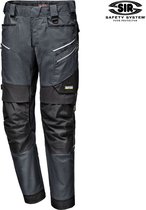 Pantalon de travail SIR SAFETY STRETCH CANVAS Grijs - Renforcé en Cordura® Pantalon de travail avec poches pratiques multifonctions