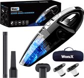 Bol.com Wonix® Handstofzuiger - Kruimelzuiger - Draadloos - Incl. 2x HEPA Filters - voor Auto en Huis aanbieding