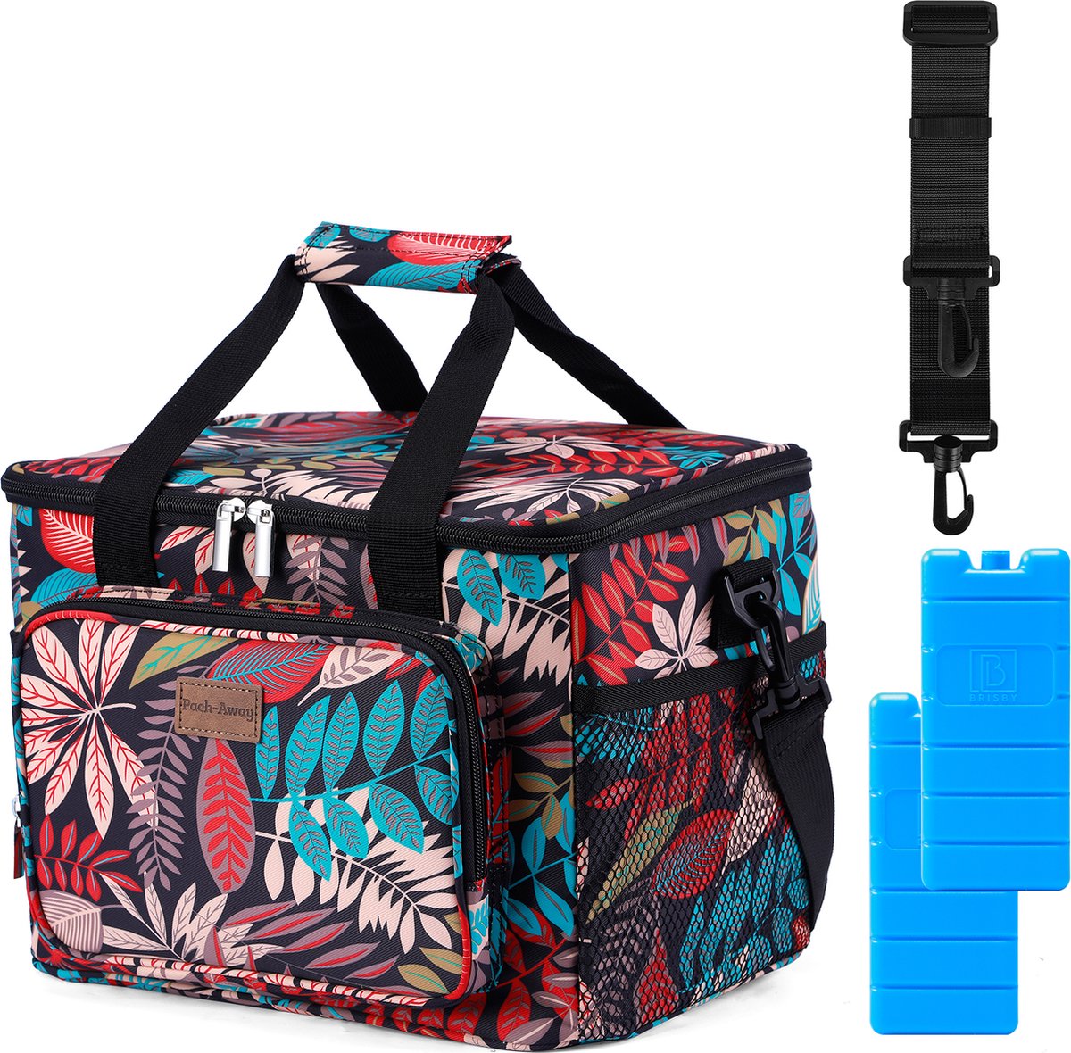 Packaway 4 Laags Geïsoleerde Koeltas - Lunchtas 15 liter - Jungle