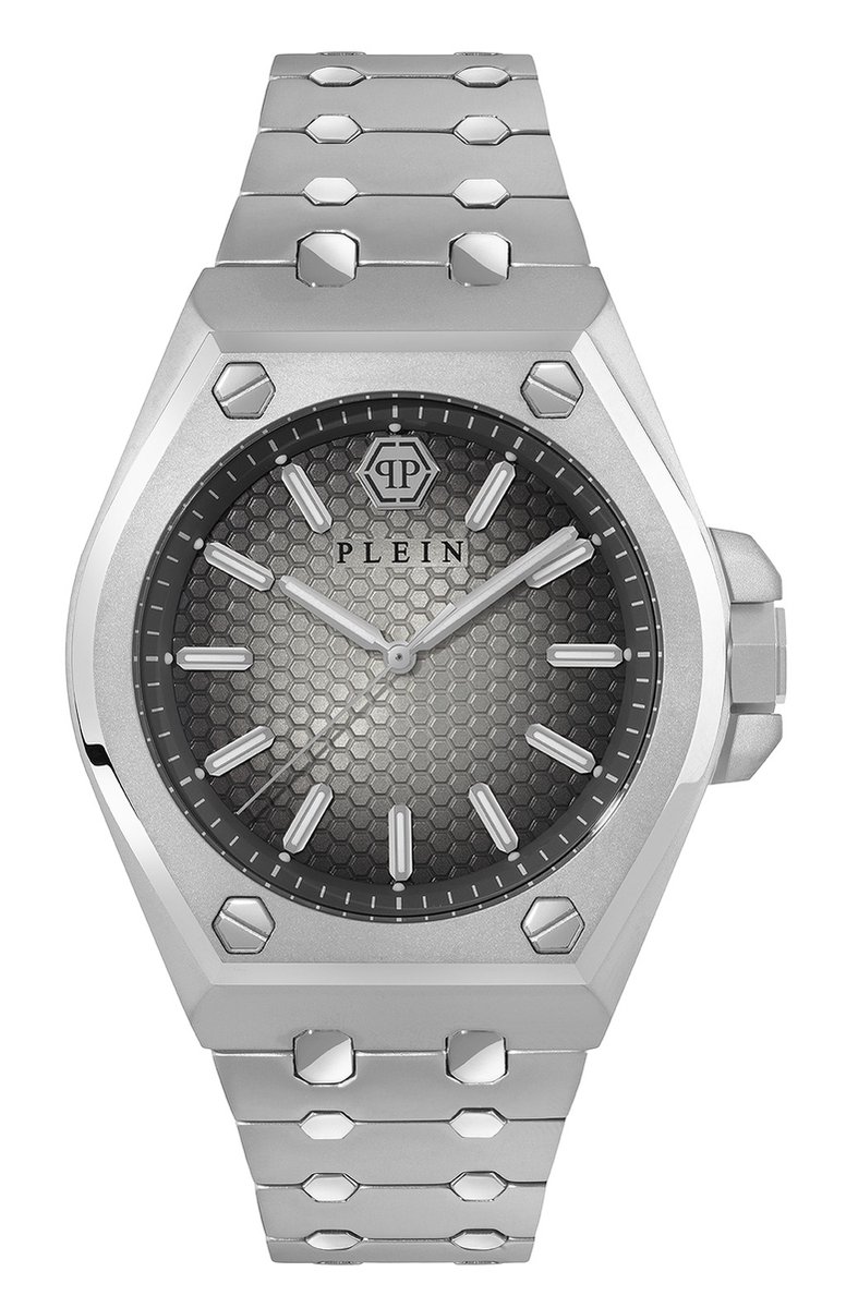 Philipp Plein Plein Extreme PWPMA0124 Horloge - Staal - Zilverkleurig - Ø 43 mm