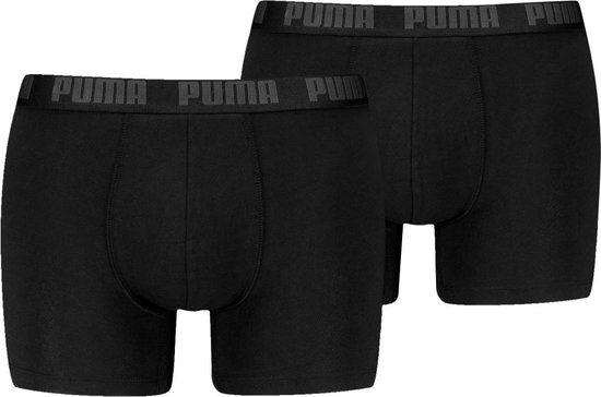 Puma Lange short - 002 Black - maat XL (XL) - Heren Volwassenen - Katoen/elastaan- 701226387-002-XL