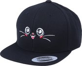 Hatstore- Kids Happy Eyes Black Snapback - Kiddo Cap Cap