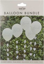 Ginger Ray - Team Bride ballonnen met bloemenlint