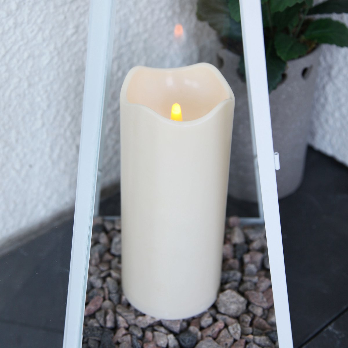 Star Trading LED stompkaars 'Paul', naturel wit, buiten, 23cm