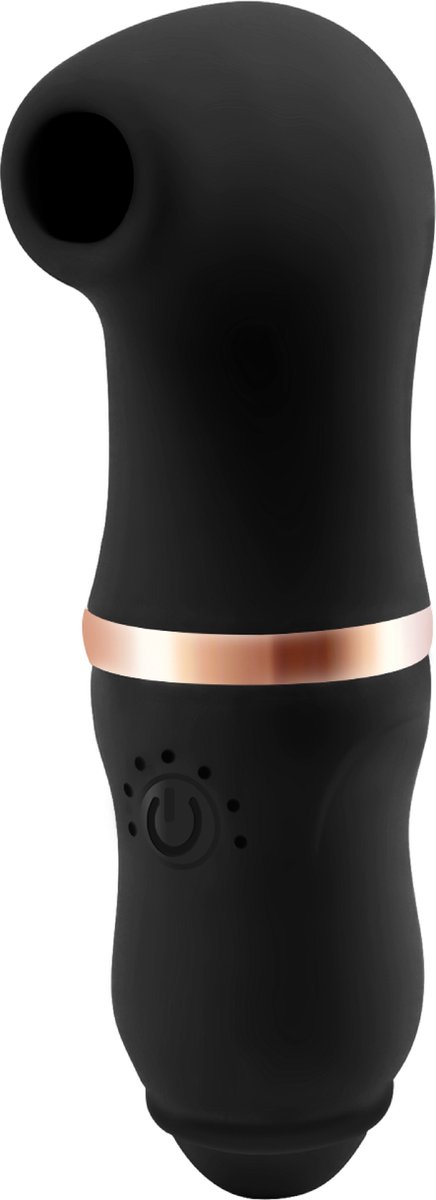 Goedkoopste Cupitoys® Luchtdruk vibrator - 12,8cm - Zwart - 7 standen - Vibrators voor vrouwen en mannen - Sex toys voor vrouwen en mannen