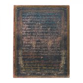 Embellished Manuscripts Collection- Michelangelo, Handwriting (Embellished Manuscripts Collection) Ultra Unlined Softcover Flexi Journal (Elastic Band Closure)