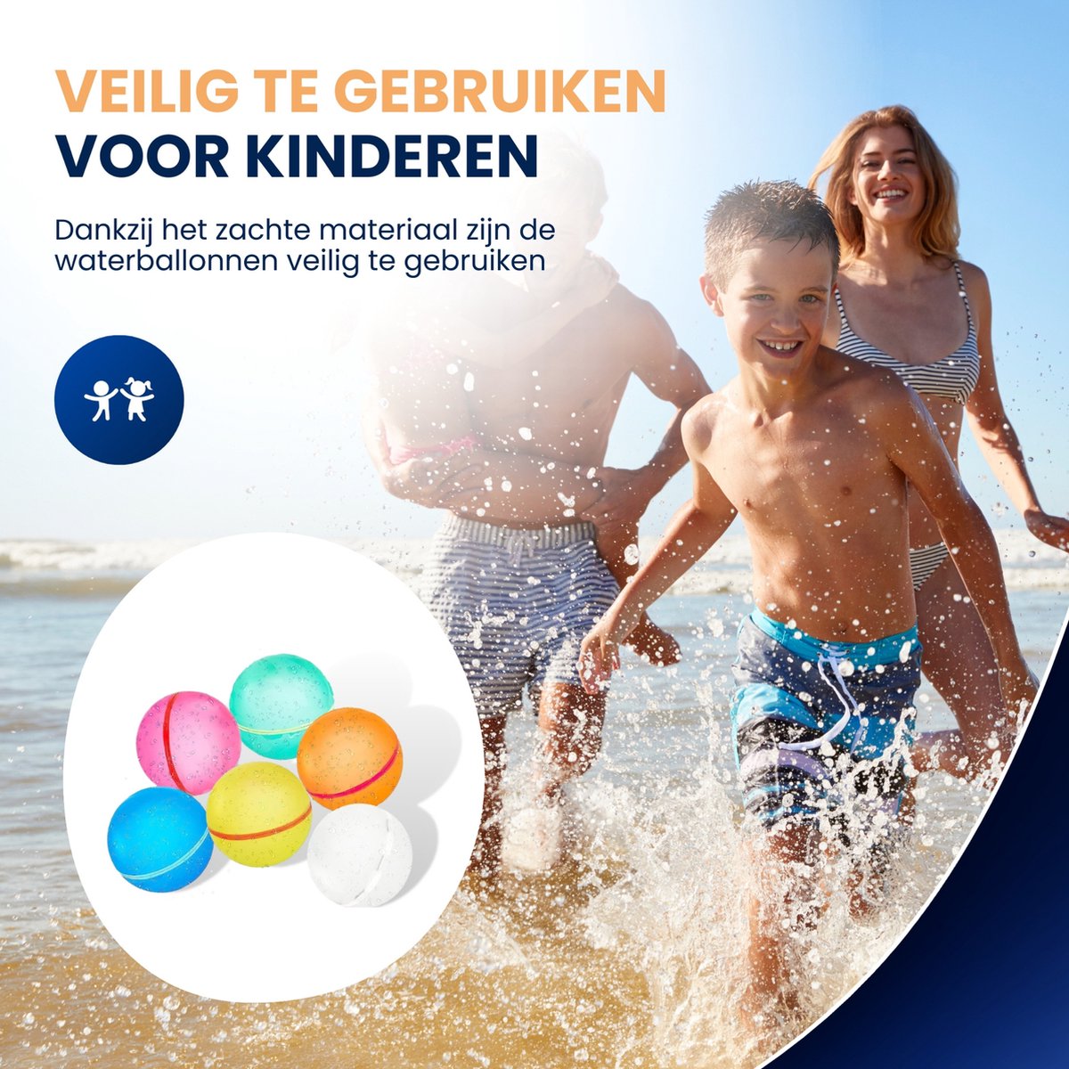 CaptainXL Waterballonnen - Herbruikbare Waterballonnen - Zelfsluitend Waterballonnen - Waterspeelgoed - Waterspeelgoed voor Buiten - Speelgoed - Duurzaam - 16 Stuks — afbeelding 3