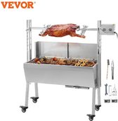 Vevor - BBQ - Elektrische Draaispit BBQ - Rotisserie Grill - W/Afsluitbare Wielen - Grill Roosteren - Rundvlees - Vis - Voor Outdoor - Camping Barbecue - BBQ- draaispit