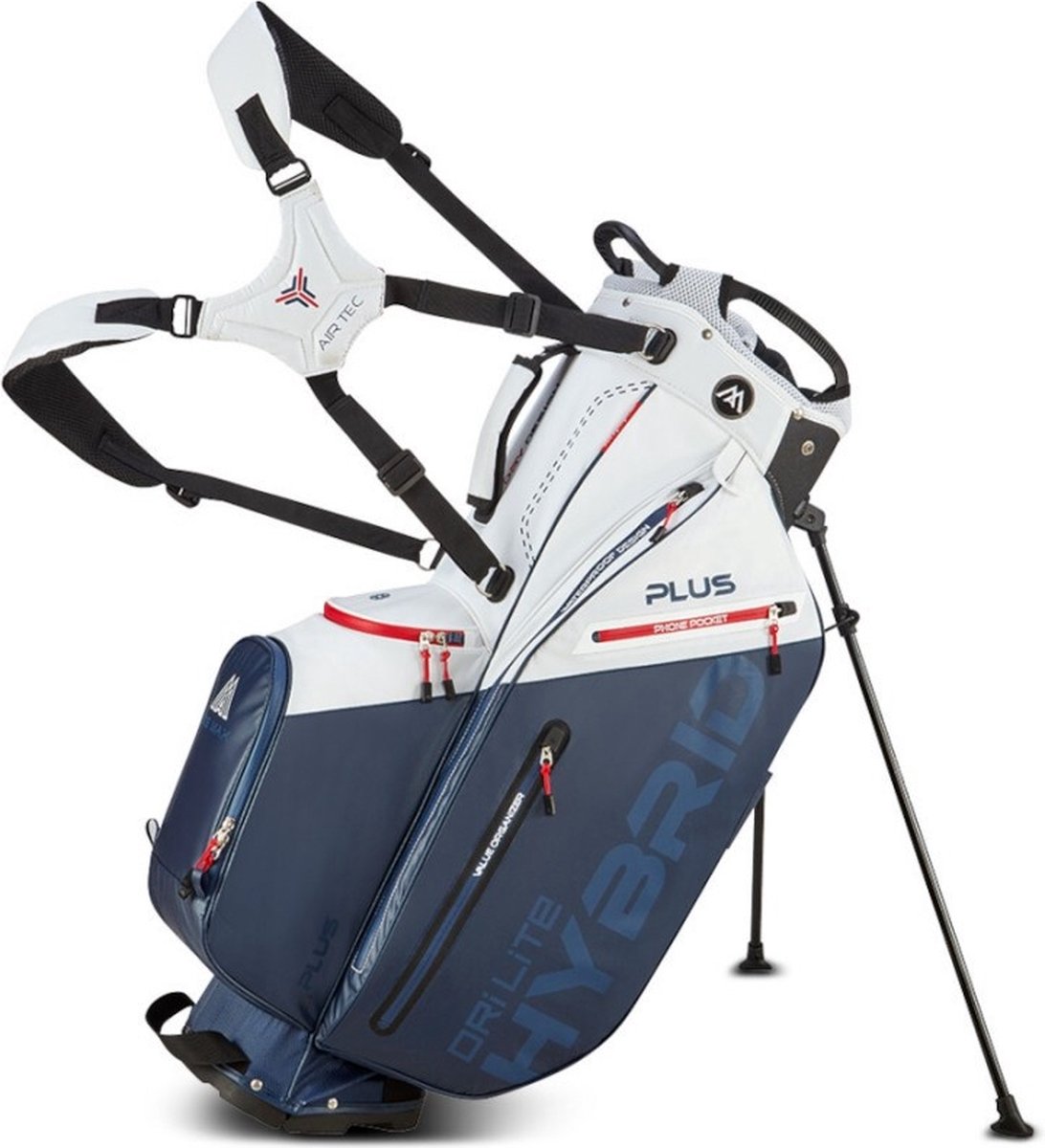 Big Max Dri Lite Hybrid Plus - Waterwerende Golftas - Standbag - Wit