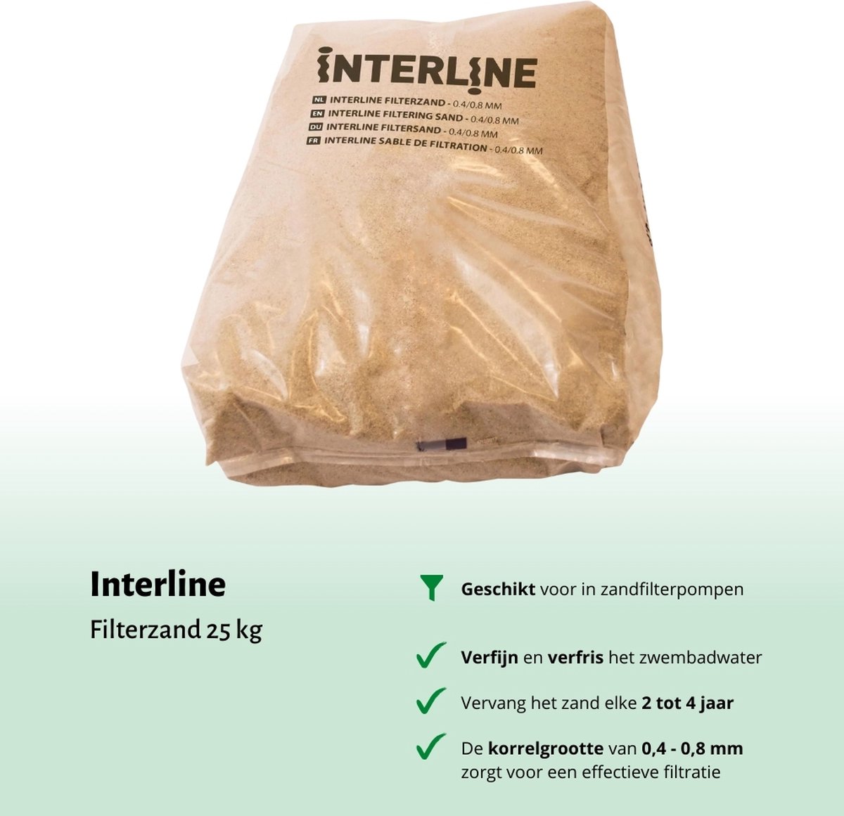 Intex 26644GS Zandfilterpomp - SX1500 - 4000 liter per uur inclusief Interline Vulling Zandfilter 0.4/0.8mm - Zwembad-Toebehoren - 25 kg (1 stuks) & WAYS Testrips (1 stuks) – foto 8