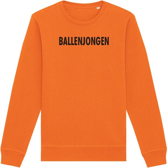 EK sweater oranje 3XL - Ballenjongen - soBAD. | EK 2024 | Unisex | Sweater dames | Sweater heren | Voetbal