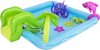 Bestway Kinderzwembad met Glijbaan - Incl. Opblaas Waterspeelgoed - 239 x 206 x 86 CM - 308 L - Waterdieren