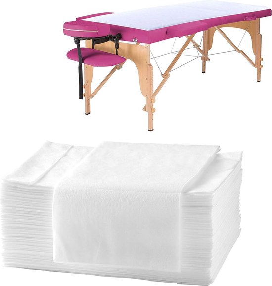 KIMISS Drap de lit jetable 10 pièces draps jetables Salon de beauté
