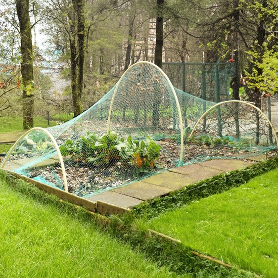 Foto: Yugn vogelnet 5x4 m anti vogel net groen bird net vogelnetten tuinnet vogels cadeautip