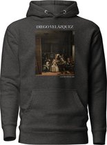 Diego Velázquez 'Las Meninas' ("Las Meninas") Beroemd Schilderij Hoodie | Unisex Premium Kunst Hoodie | Charcoal Heather | XL