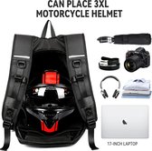 Sacs à dos de moto pour hommes, sac à dos étanche pour casque, accessoires de moto, sacs pour ordinateur portable, sacs à dos de voyage, sacs d'école pour étudiants