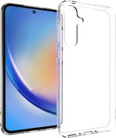 Accezz Hoesje Geschikt voor Samsung Galaxy A35 Hoesje Siliconen - Accezz Clear Backcover - Transparant