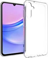 Accezz Hoesje Geschikt voor Samsung Galaxy A15 (4G) / A15 (5G) Hoesje Siliconen - Accezz Clear Backcover - Transparant