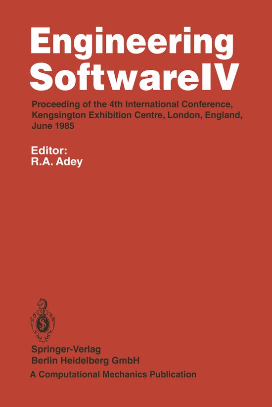 Engineering Software IV - cover