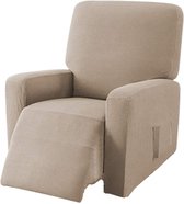 Jacquard stoelhoes, stoelbeschermer, stretchhoes voor relaxstoel, compleet, elastische hoes voor televisiestoel, ligstoel, stoel (zand)