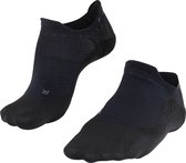 FALKE GO5 Invisible golf sokken anti blaren, medium padding ademend sneldrogend sportsokken dames zwart - Matt 41-42