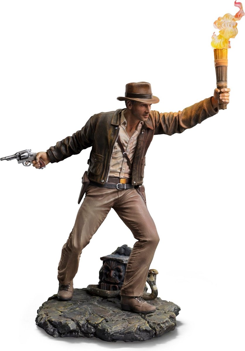 Iron Studios - Art Scale 1/10 - Indiana Jones and the Raiders of the Lost Ark - Indiana Jones Statue 27cm