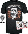 Funko Pop! & Tee: Star Wars - Stormtrooper (Gold Chrome) - L