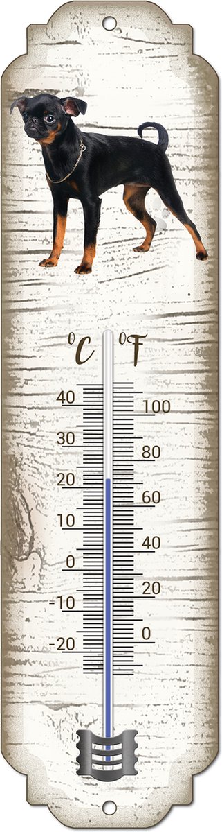 Thermometer: Petit Brabancon | Hondenras | Temperatuur binnen en buiten | -25 tot +45C