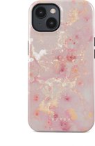 BURGA Telefoonhoesje voor iPhone 14 - Schokbestendige Hardcase Hoesje - Golden Coral