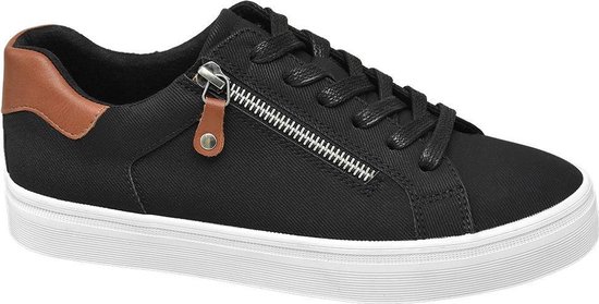 Graceland Dames Sneakers – Zwart – Maat 36