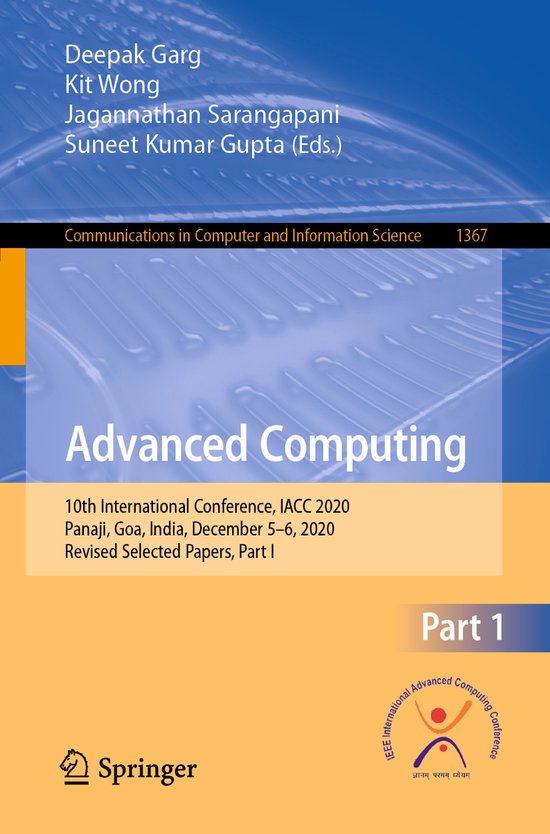 Advanced Computing - cover